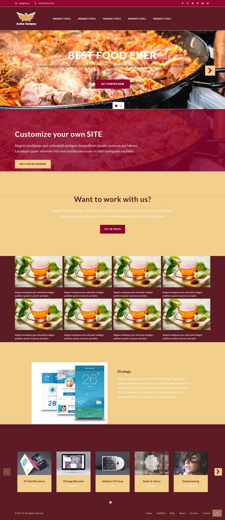 simple website