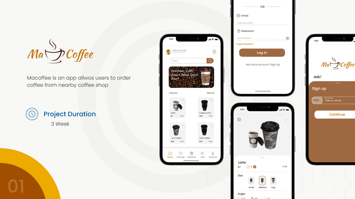 Coffee ordering app