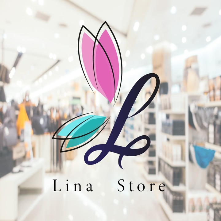 Logo design lina store