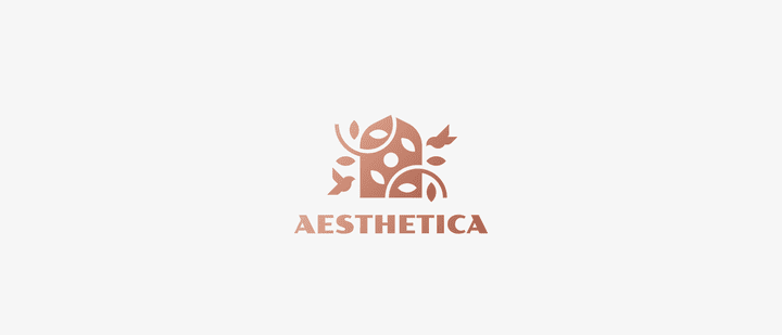 تصميم شعار احترافي لAESTHETICA