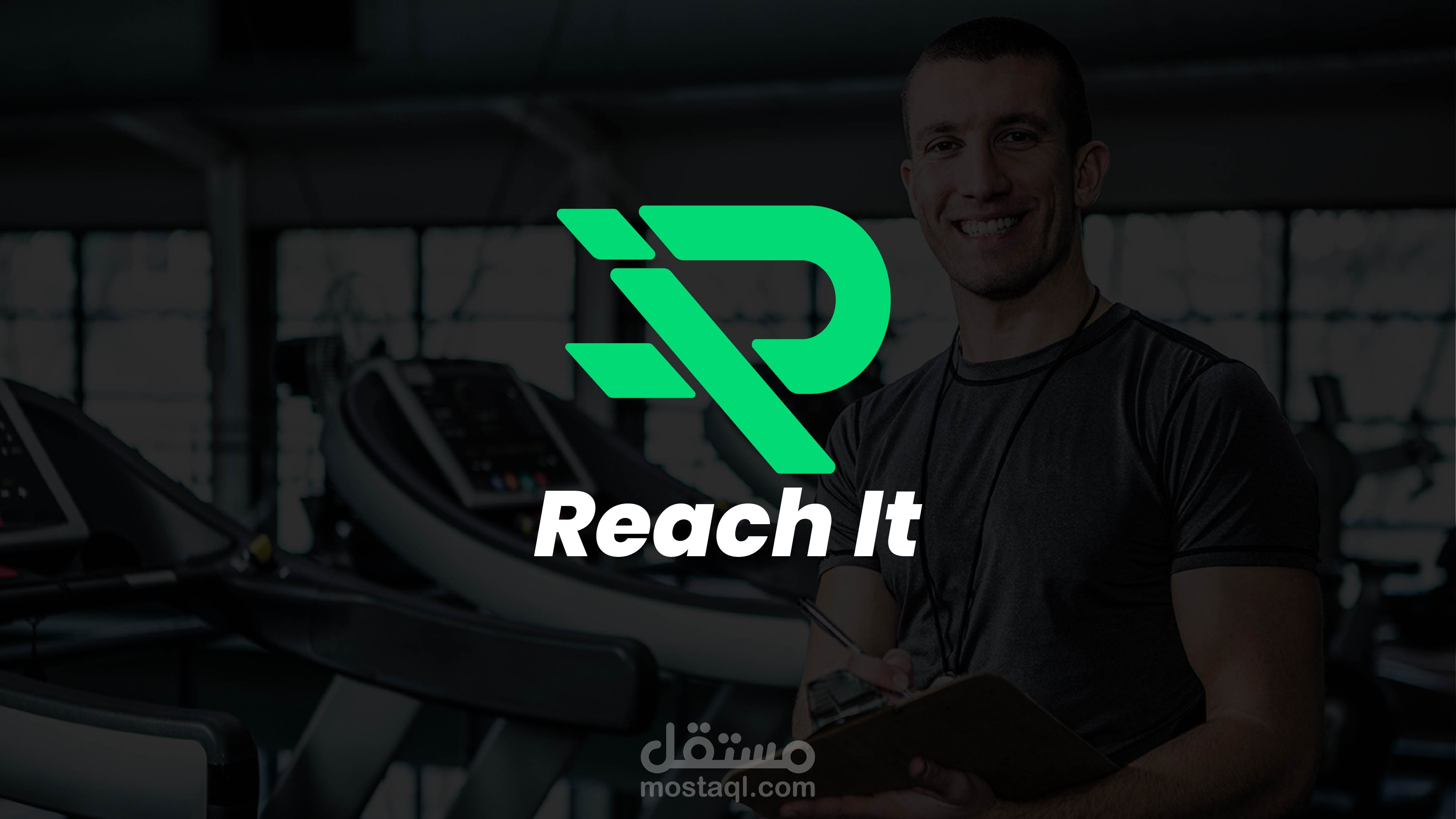 Reach It, Modern logo, Design logo, sport logo