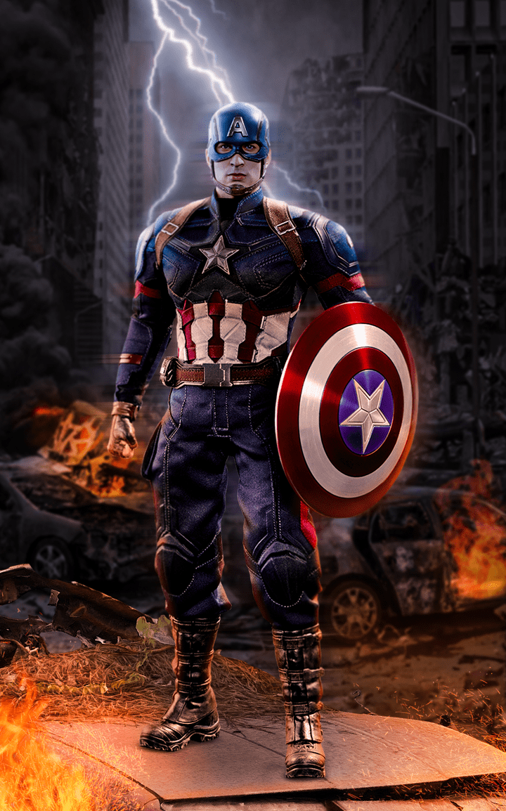 captain america photo manipulation