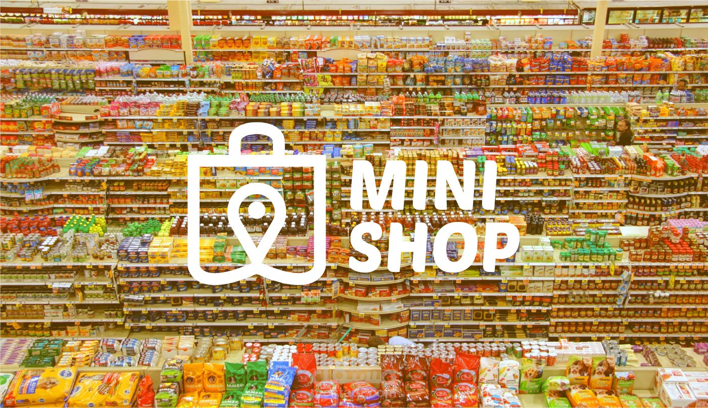 هوية بصرية لمتجر Mini shop.