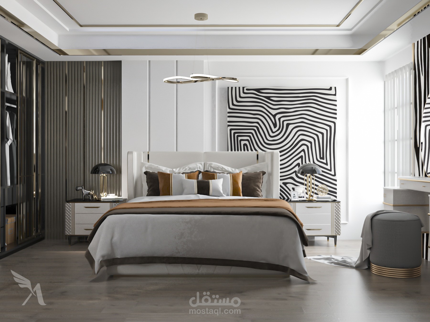 contemporary bedroom