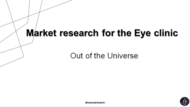 Market research for the Eye clinic