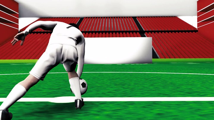 3D football  animation