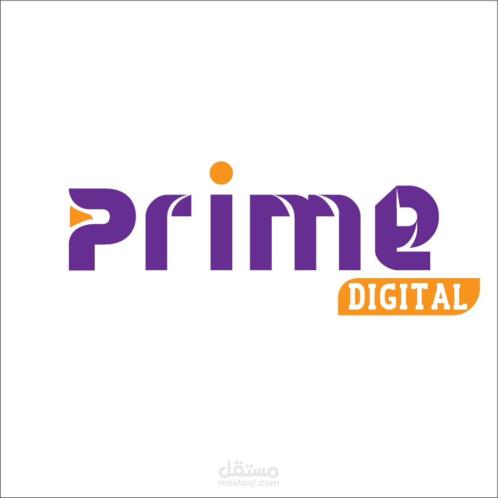 تصميم هويه كامله لشركه PRIME Digital