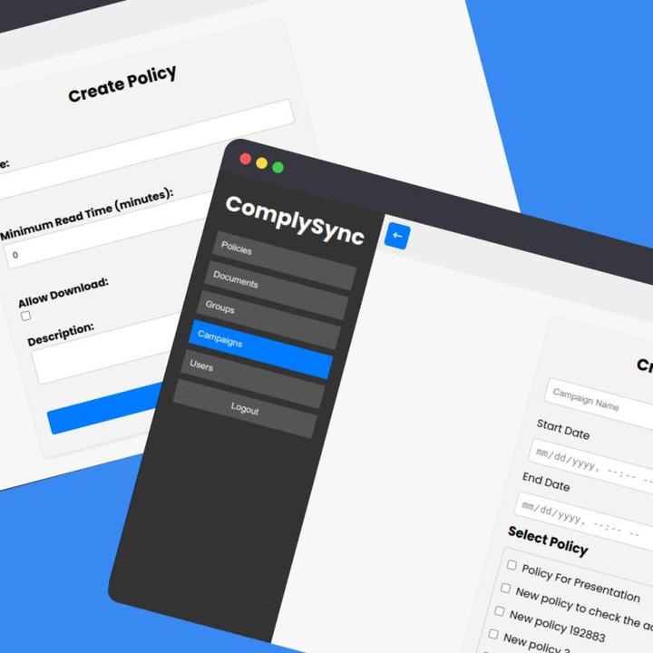 منصة متخصصة لإدارة سياسات الامتثال :ComplySync