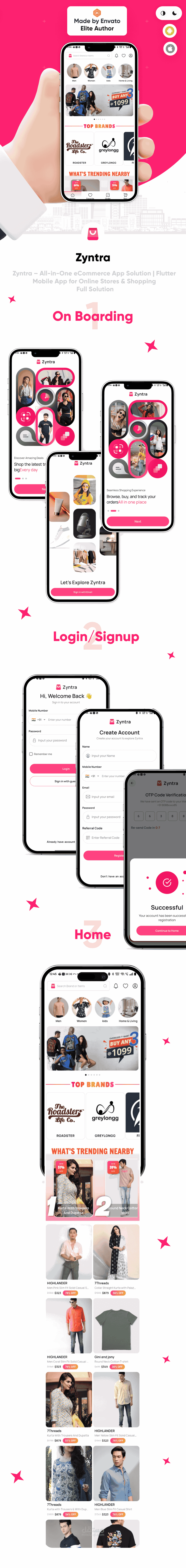 تطبيق جوال للتجارة الإلكترونية كامل - تطبيق تسوق عبر الإنترنت - تطبيق متجر التجارة الإلكترونية
