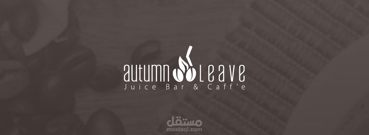 Automn logo & menu Caff'e