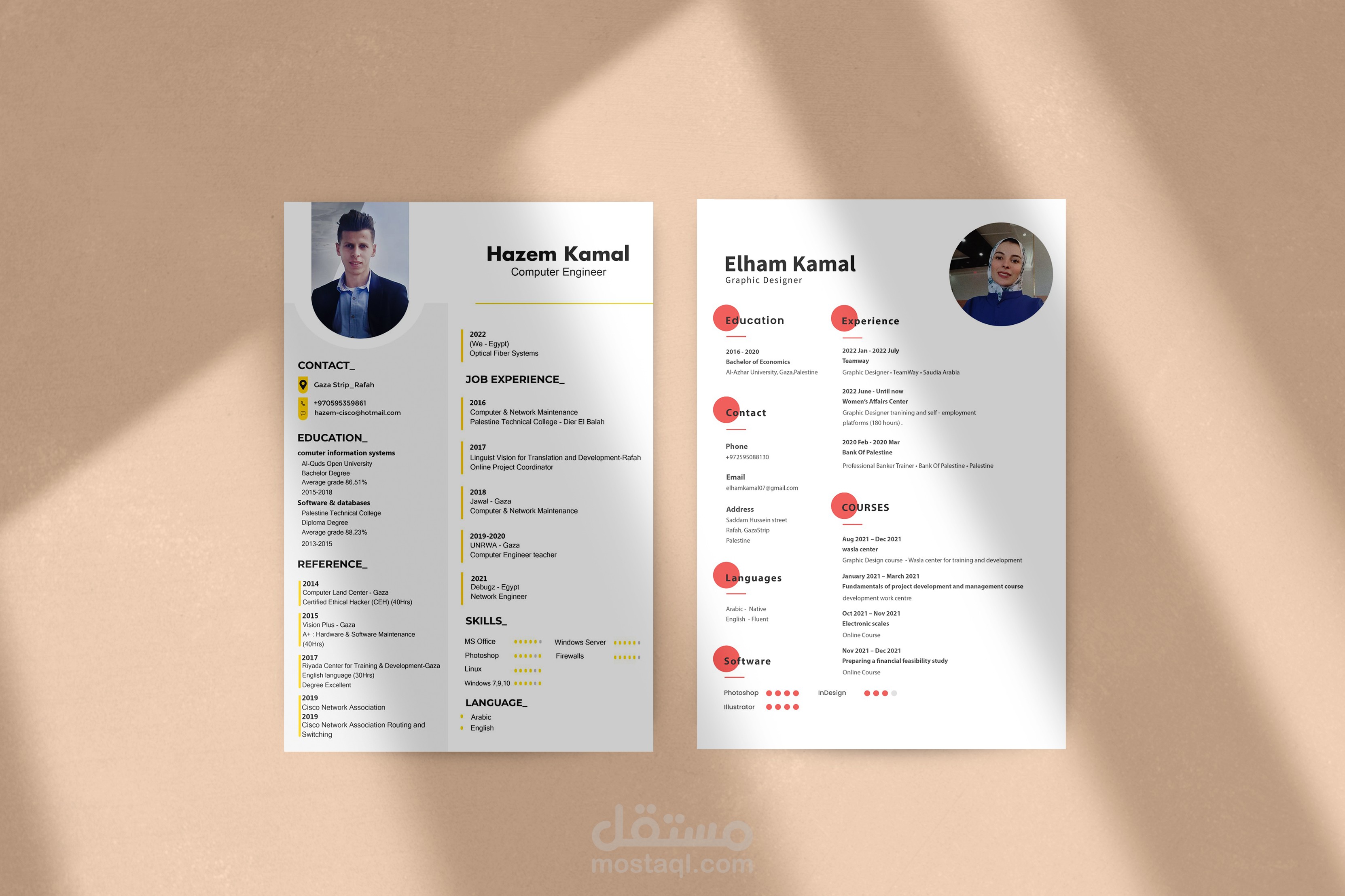 تصميم CV