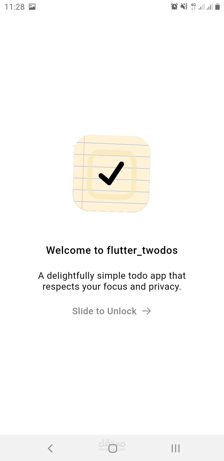 تطبيق مهام | twodos clone with flutter