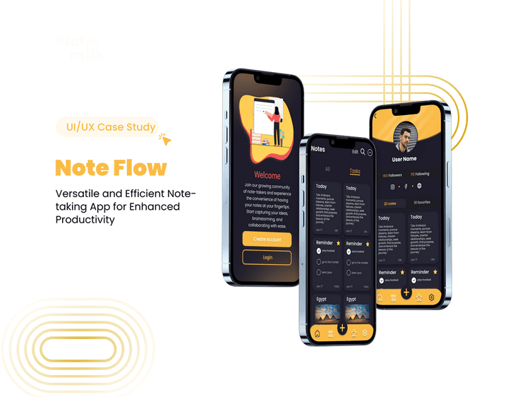 Mohammed Ashour's profile Note Flow: Seamless Note-Taking for Productivity