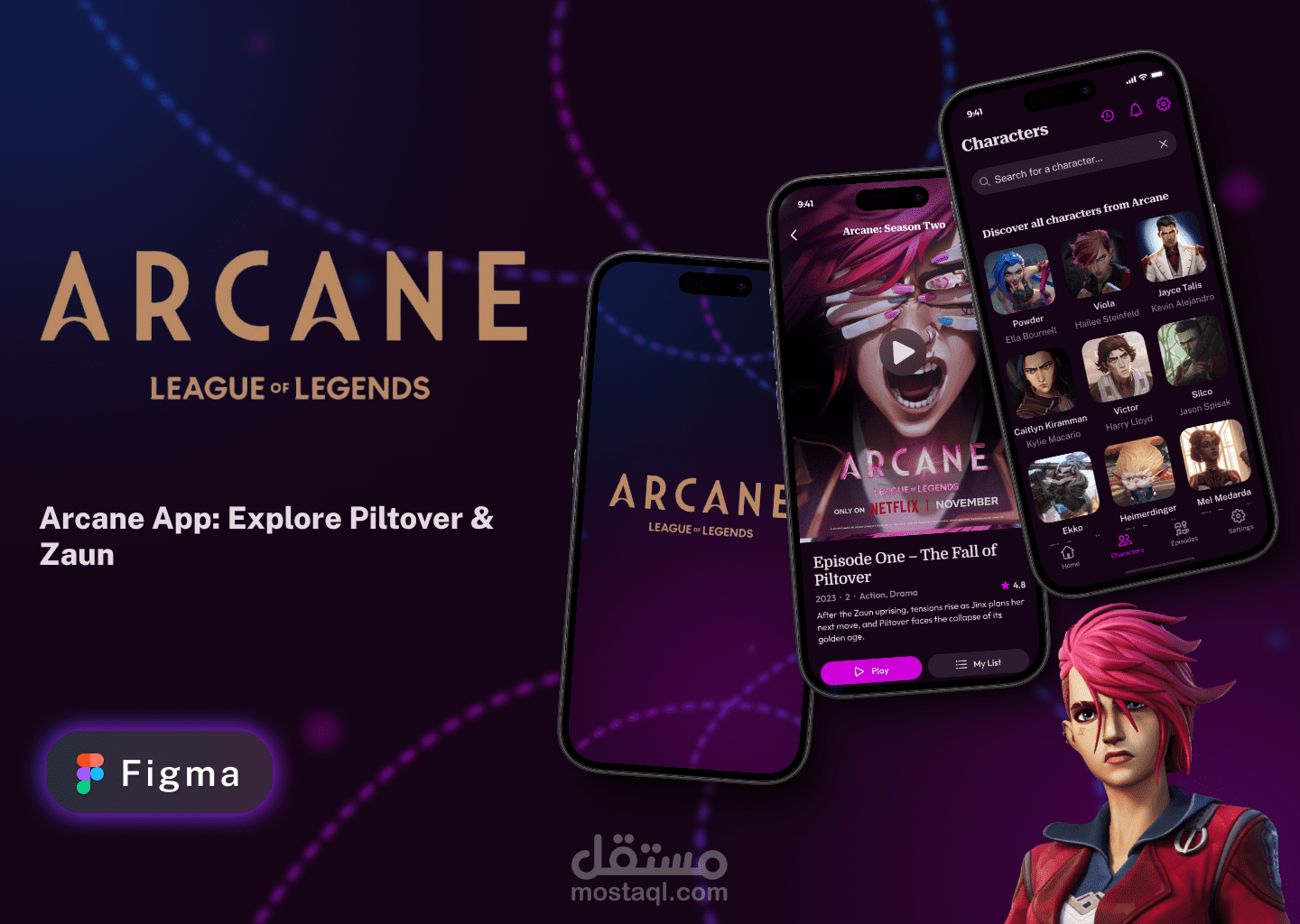 Professional UI Design for the Arcane App