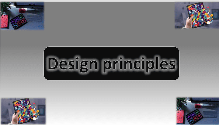 بوربوينت عن مبادئ التصميم  Graphic design principles