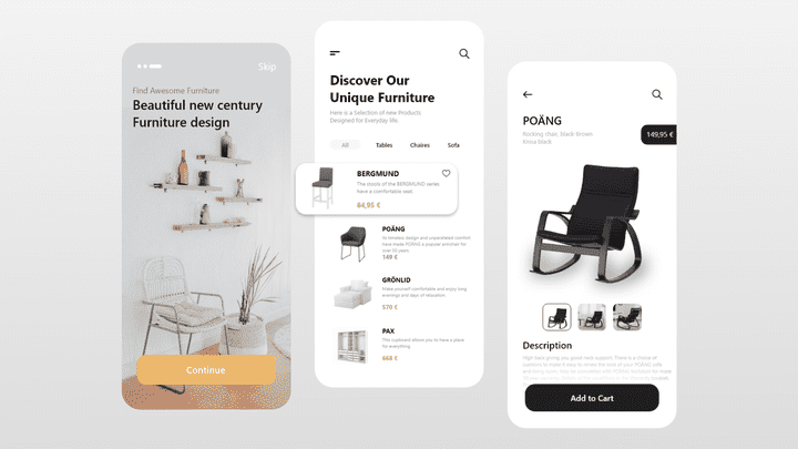 Furniture Shop Mobile App