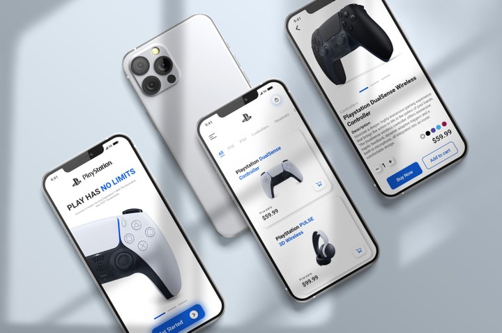 Sony : Gaming Product Shop App