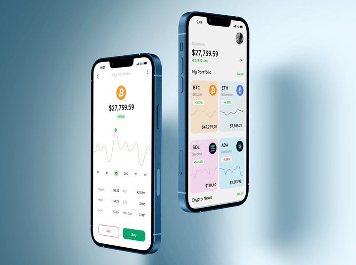 Crypto Mobile App UI Design