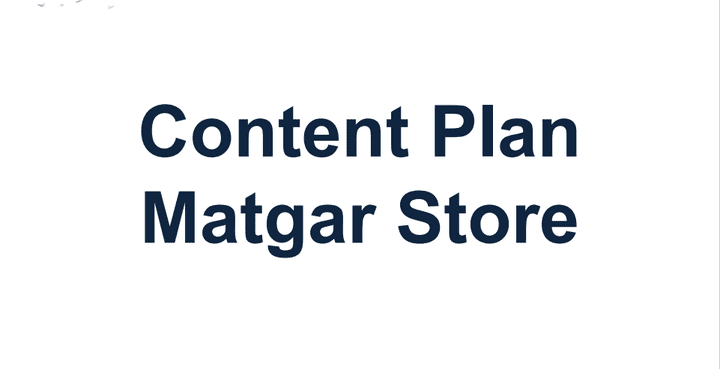 Content Plan