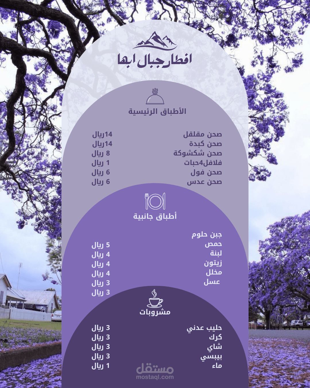 تصميم مينيو احتارف مع تحويلة الىQR Cod