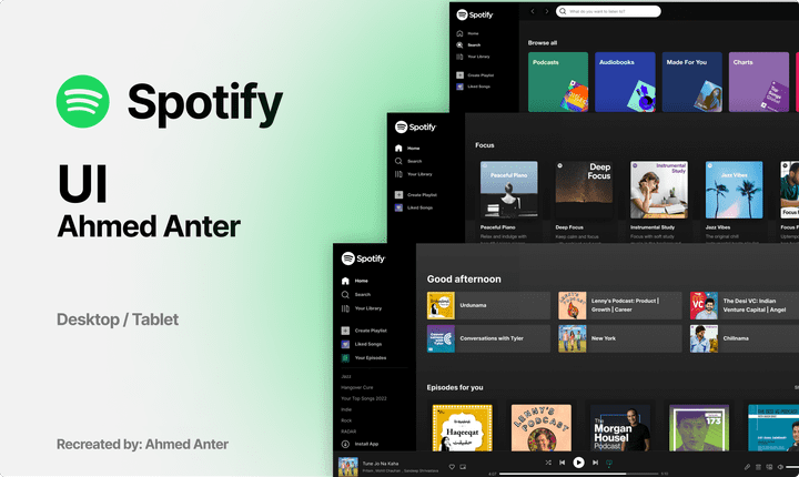 Spotify UI