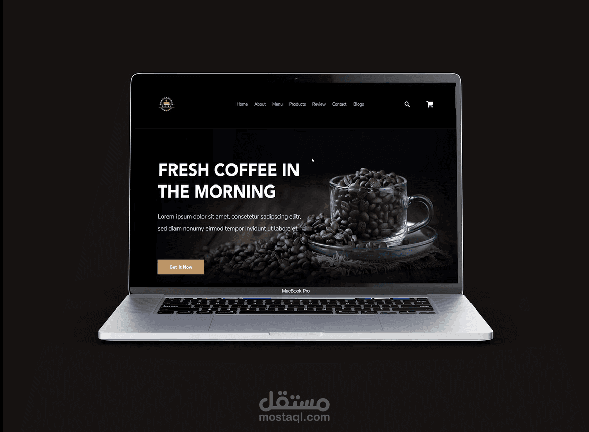 Fresh coffee Website design