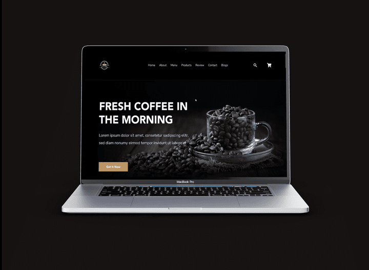 Fresh coffee Website design