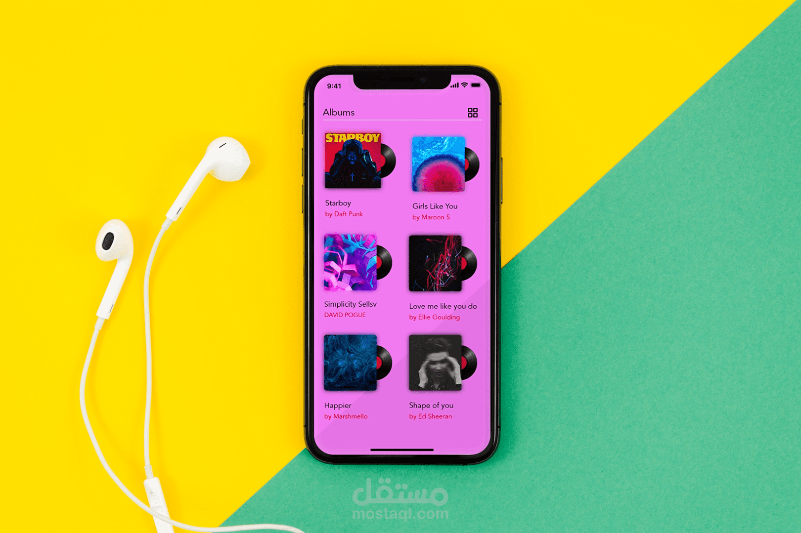 Music App design