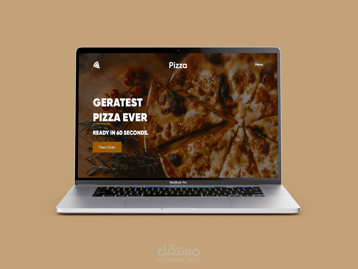 Pizza delivery Website design