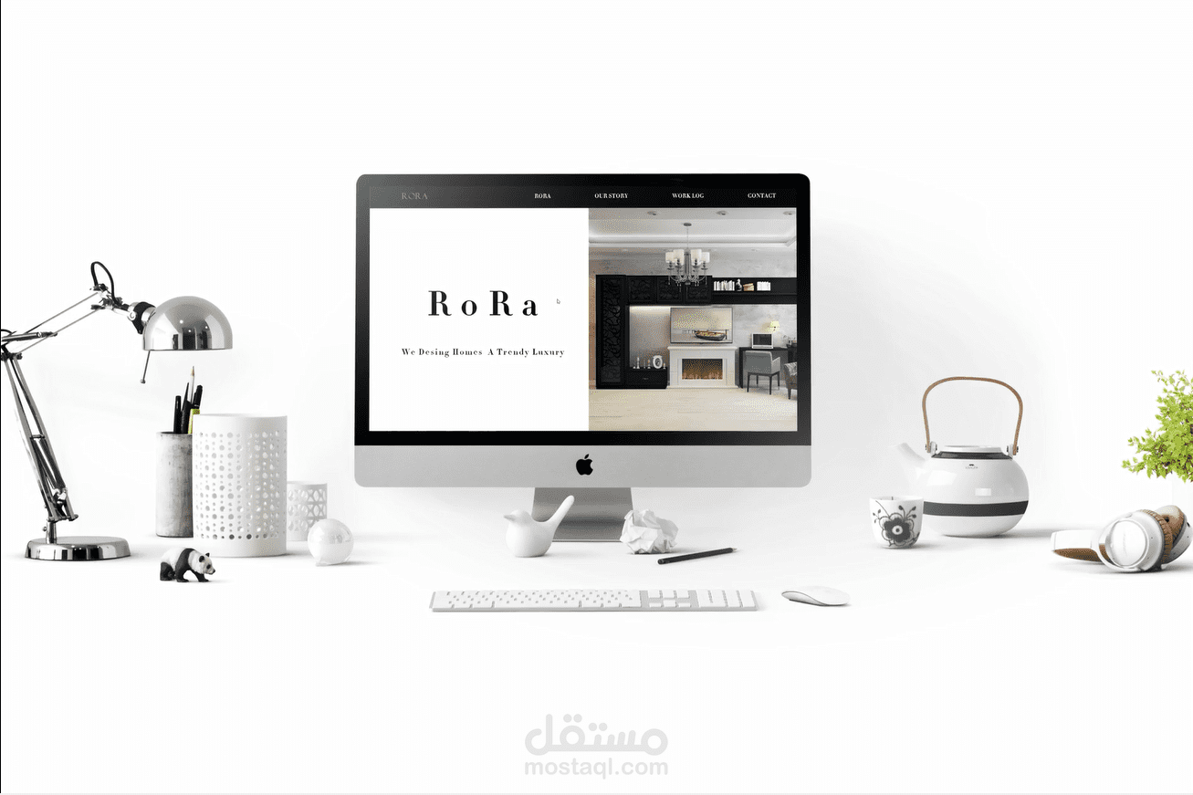 RoRa  home furniture design Website design