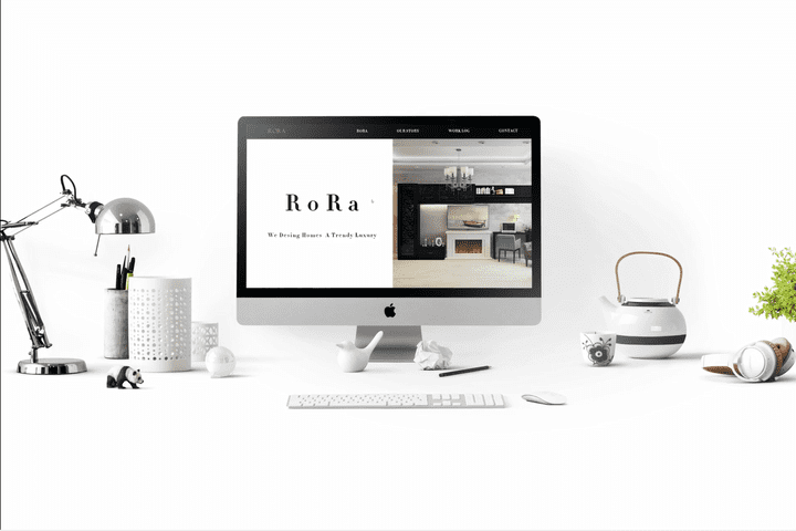 RoRa  home furniture design Website design