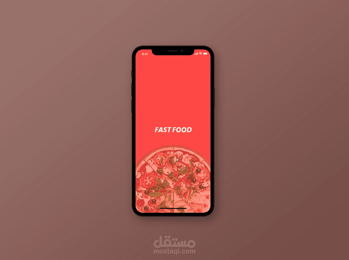 Fast Food Delivery App design