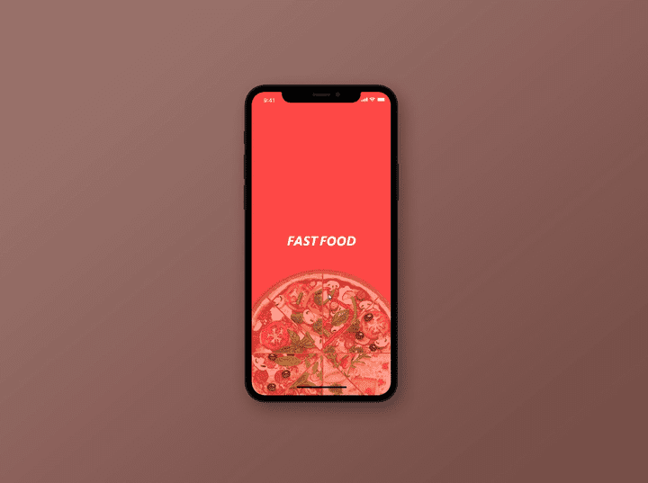 Fast Food Delivery App design