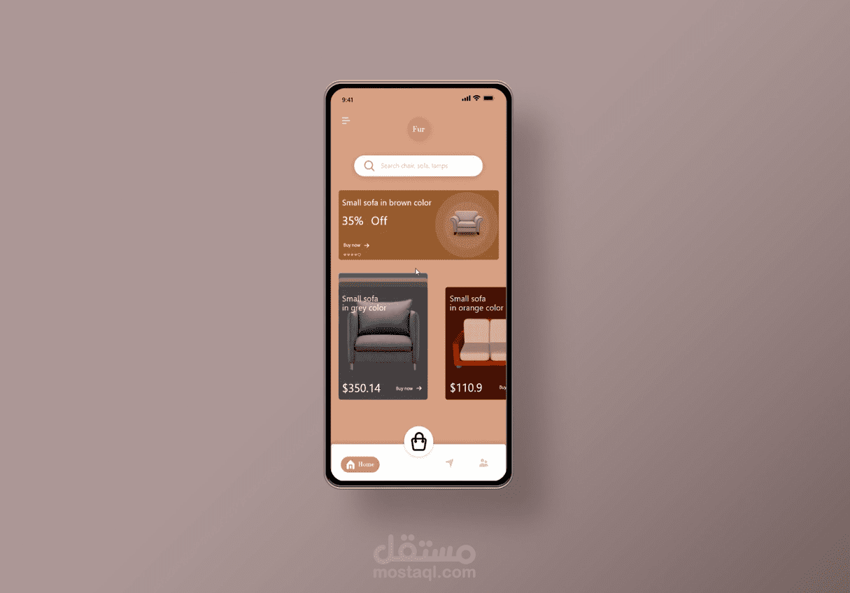 Home furniture App design