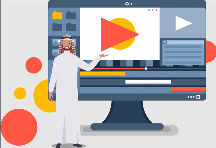مقطع ترويجي لتطبيق عربي في الإمارات
