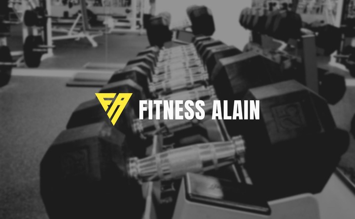 تصميم شعار وهوية بصرية لجيم رياضي  Fitness Alain