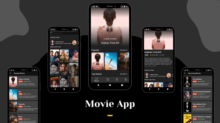 قمت بأنشاء تطبيق تطبيق لعرض الافلام Movie App