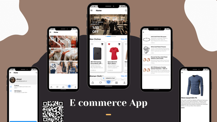 Flutter Ecommerce app متجر الكتروني