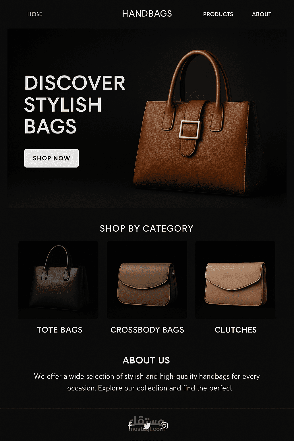 موقع "Handbags"