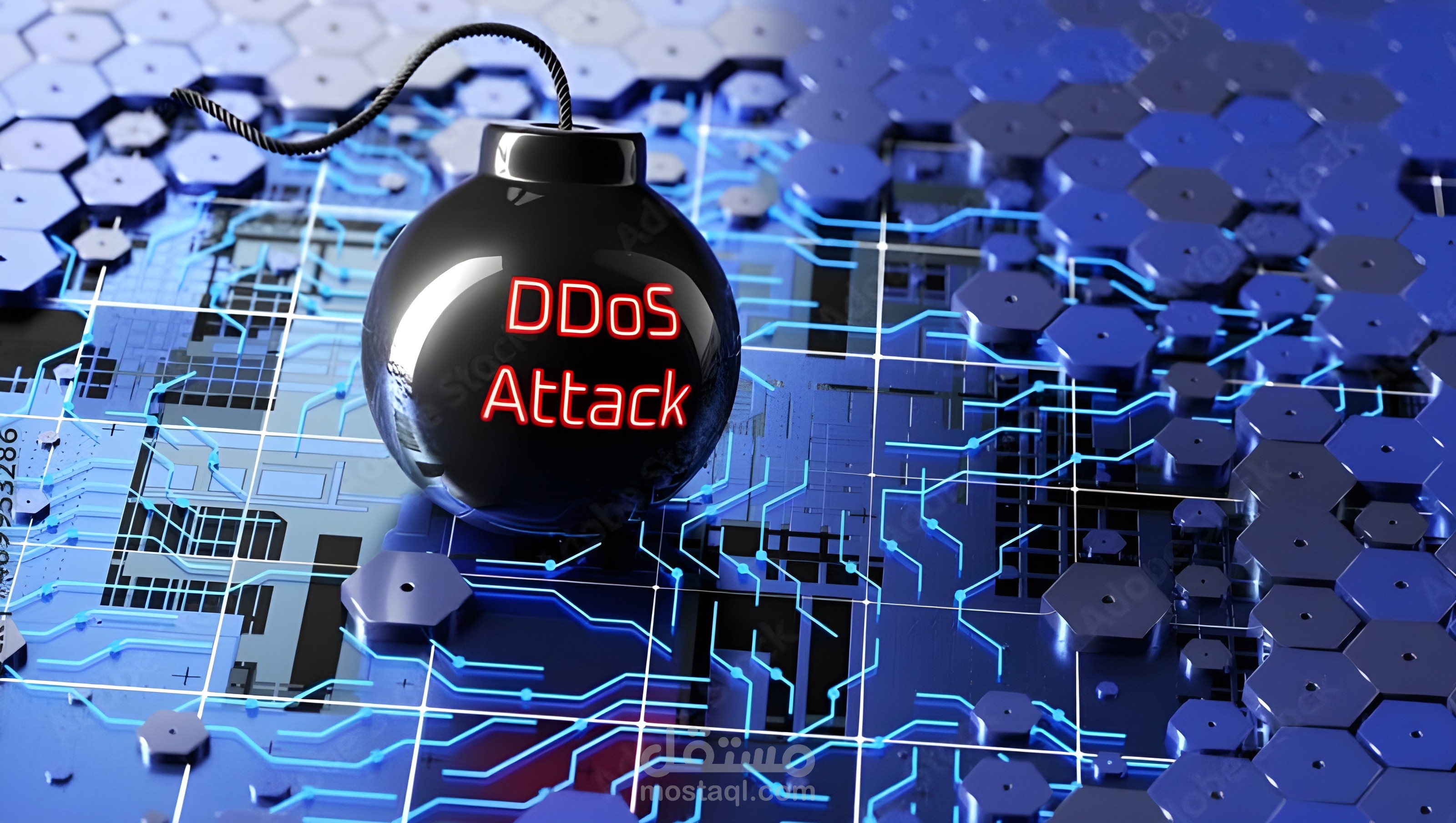 هجوم حجب الخدمة الموزع DDoS