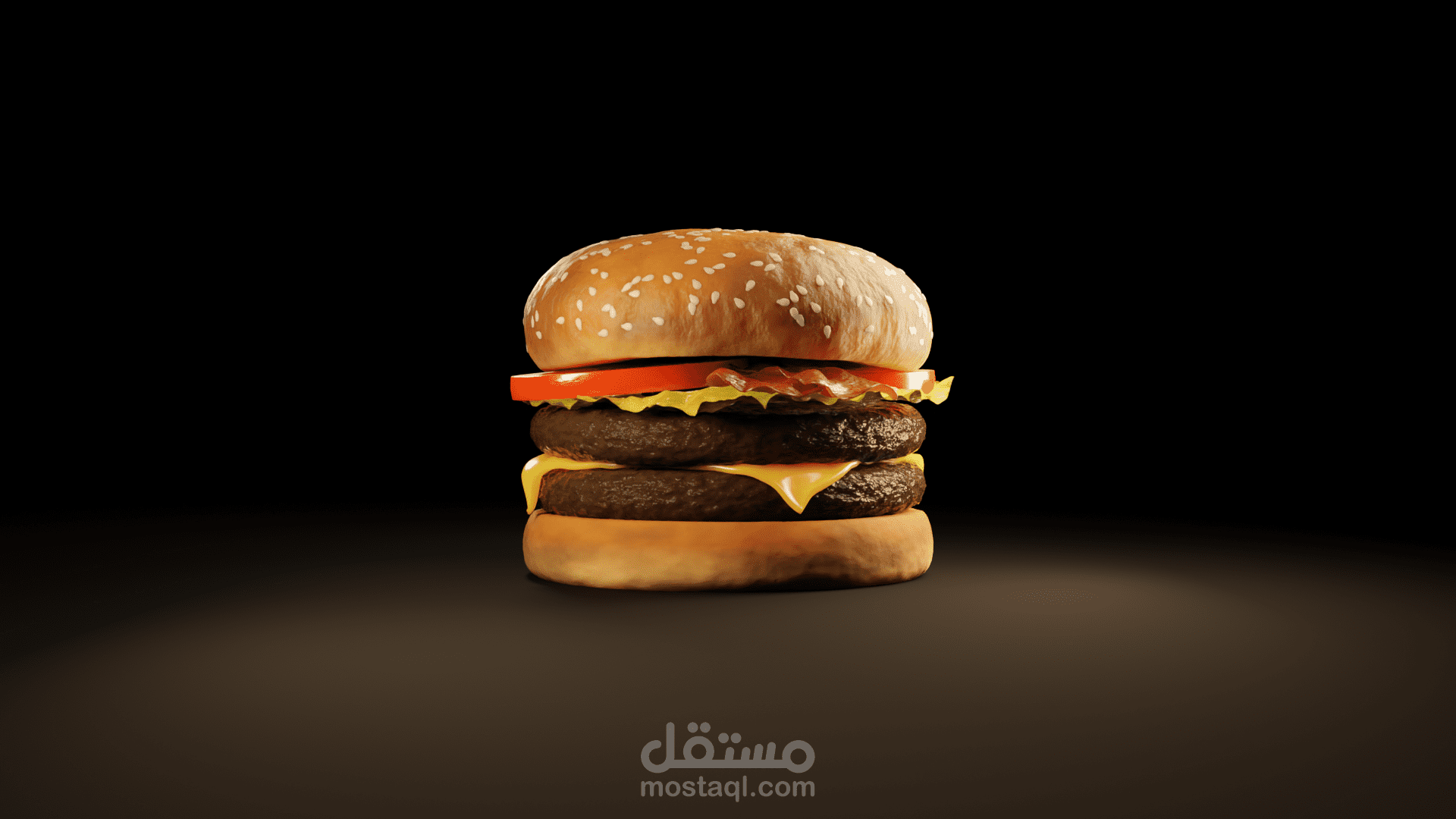 تصميم اعلان للطعام (donut و burger)