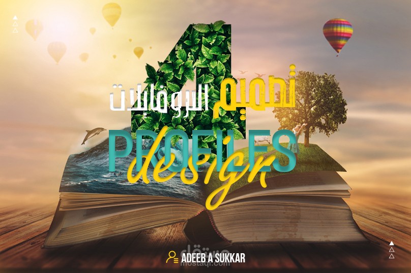 تصميم البروفايلات والكتيبات 4