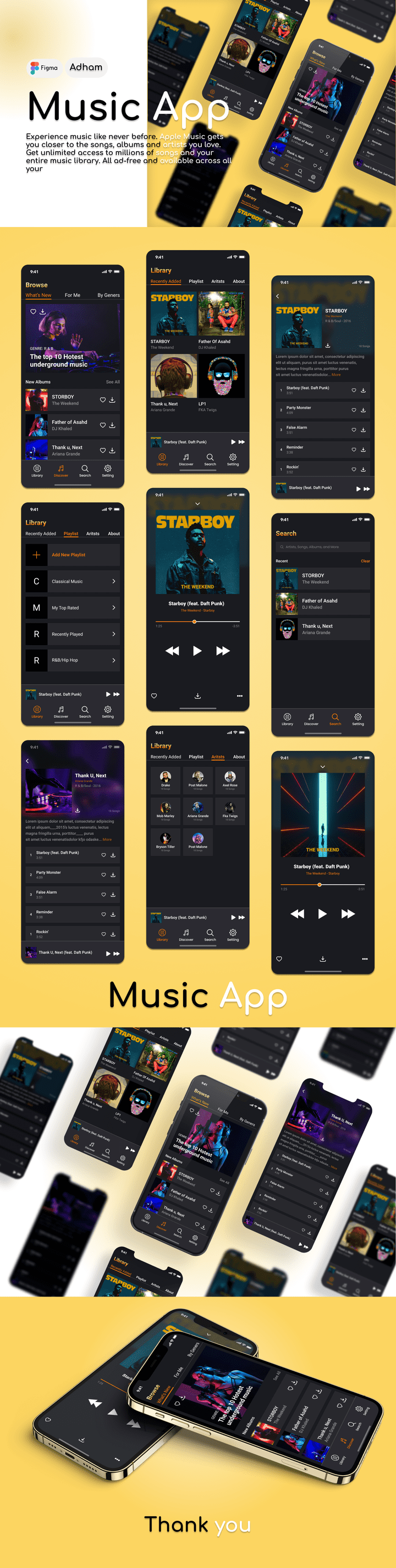 Music App (ui/ux)