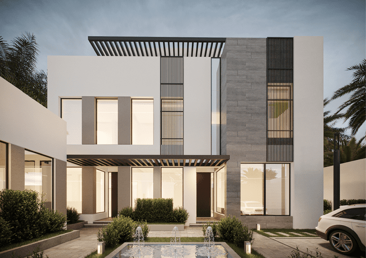 design 2d / 3d for villa تصميم معماري و 3d لفيلا بالسعودية طبقا للكود السعودي الجديد