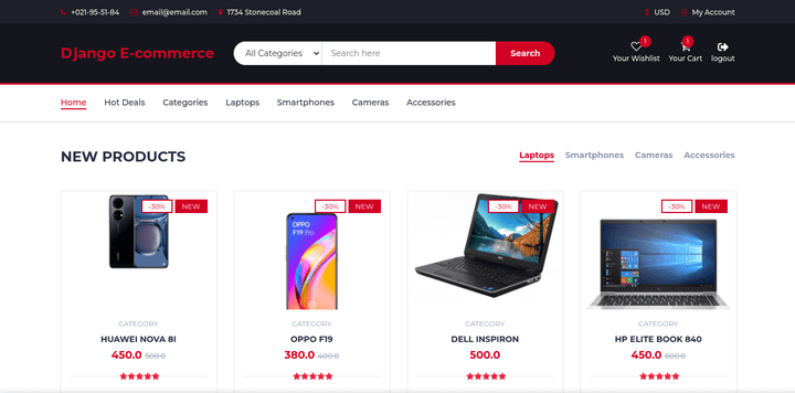 E-commerce Website