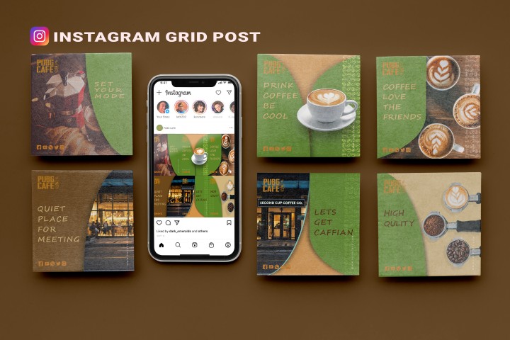 منشور انستقرام | Instagram GRID or PUZZEL post