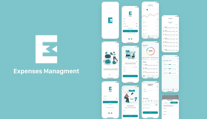 Expenses Managment  App  (UXUI)