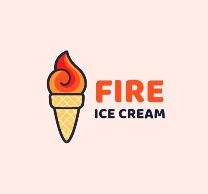 Fire ice-cream