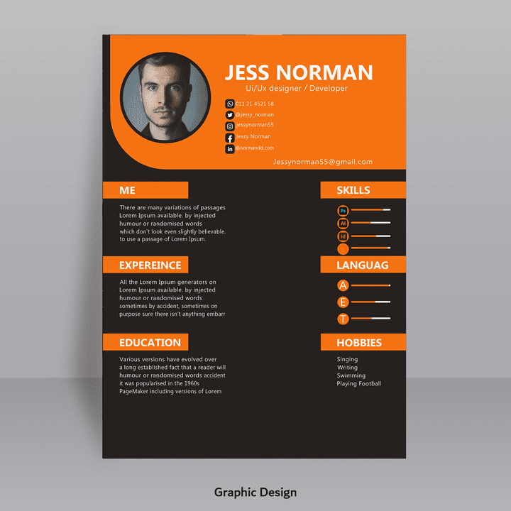 CV mockup