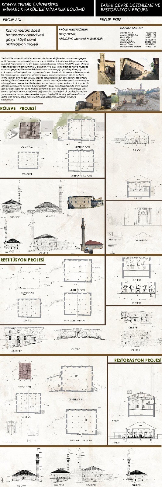 مشروع جامعي لاعادة ترميم وتأهيل جامع